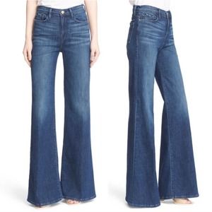 FRAME Wide Leg High Rise Flare Jeans Rockaway 25